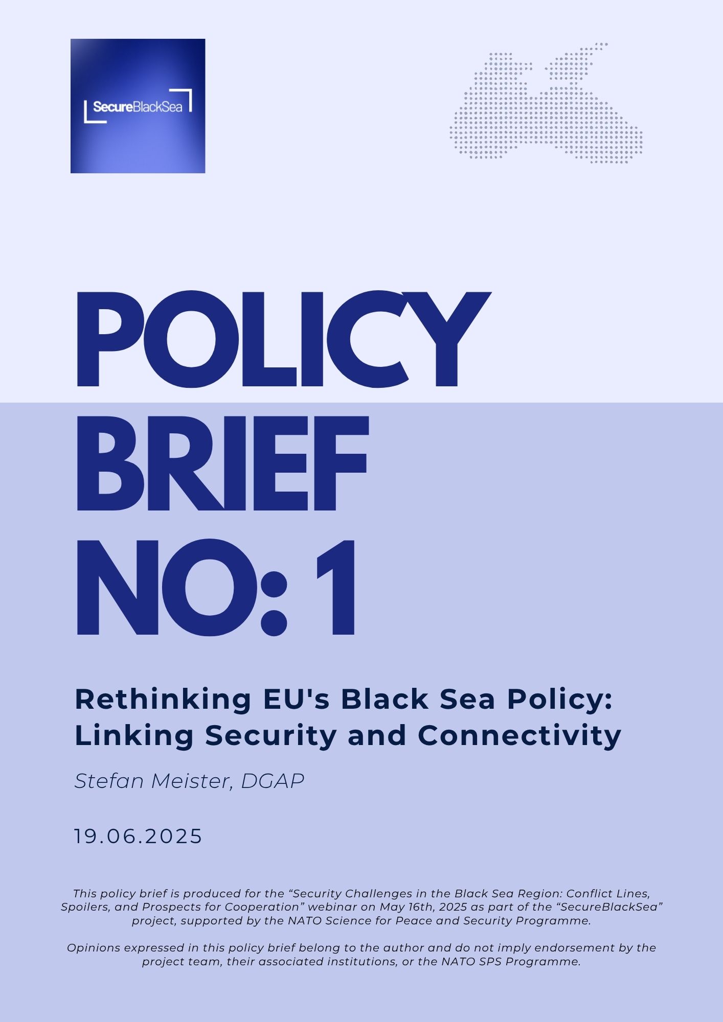 Rethinking EU’s Black Sea Policy: Linking Security and Connectivity